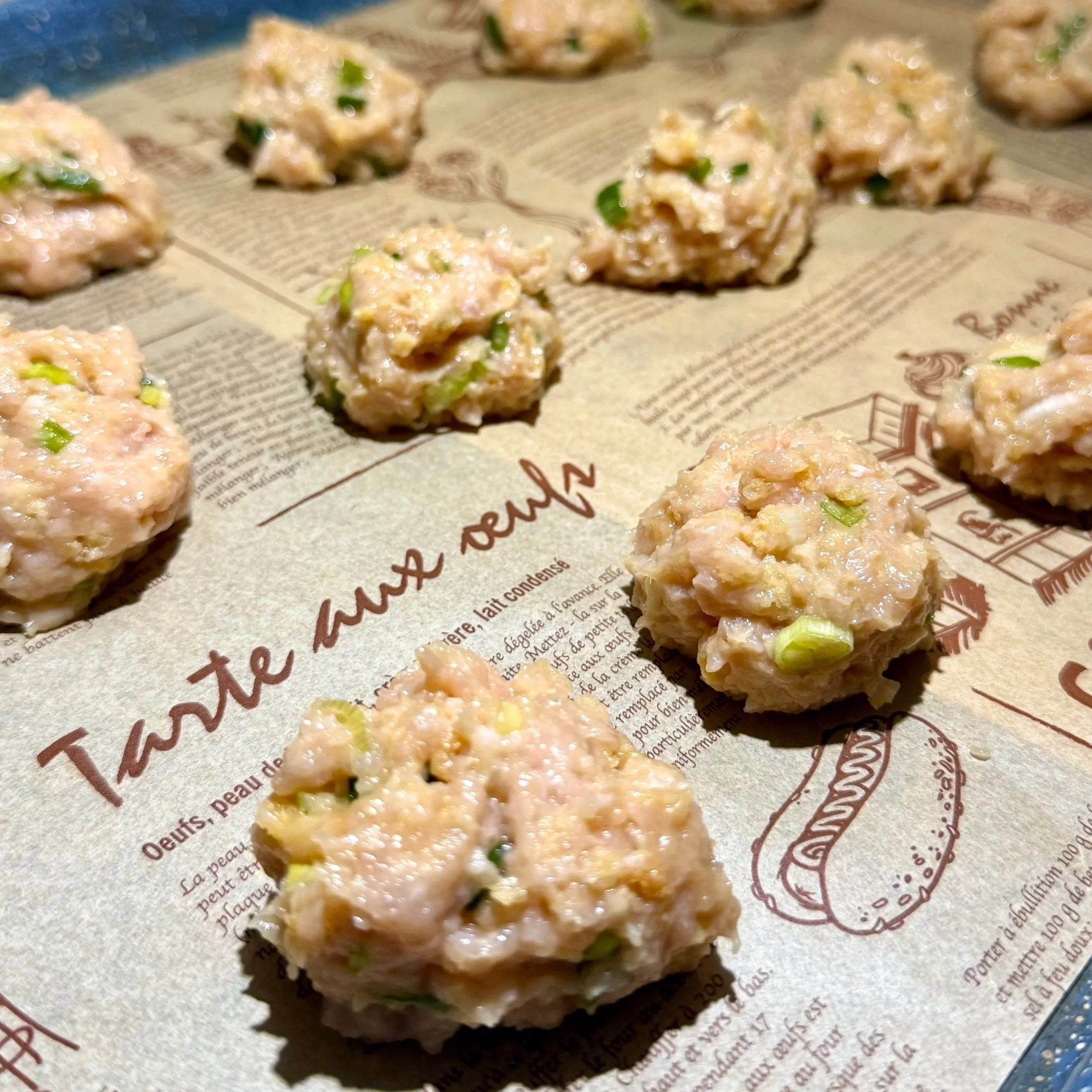   Rolling The Chicken Miso Meatballs  