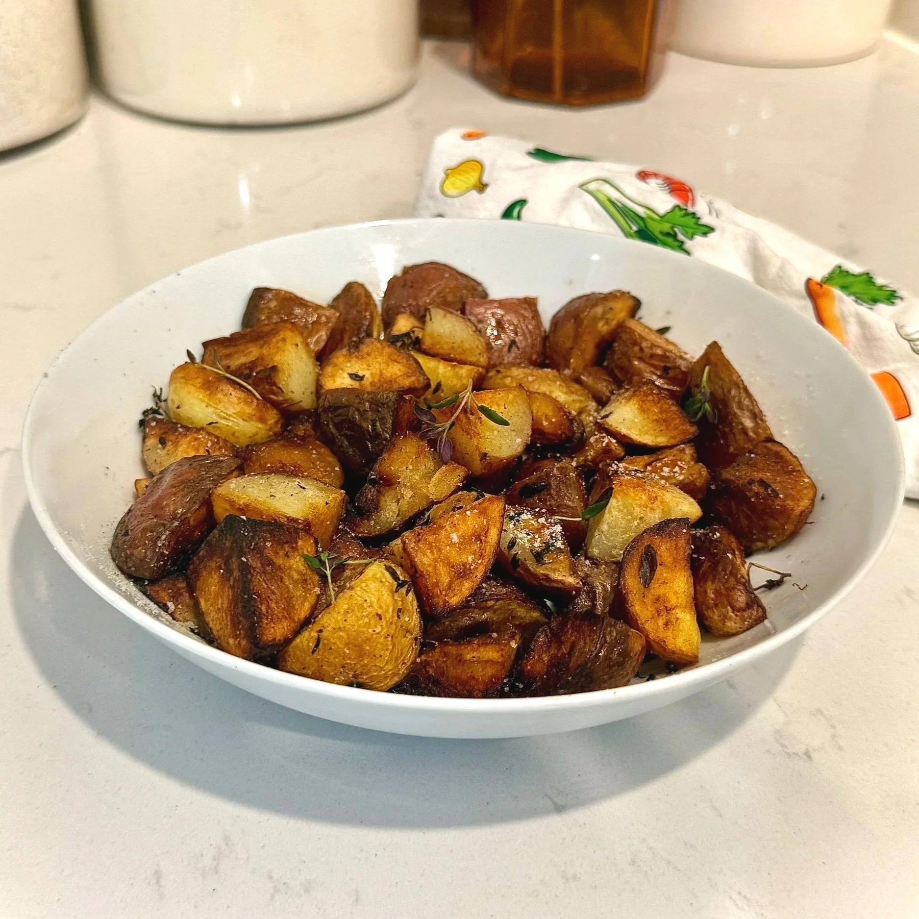 crispy pan fried potatoes 