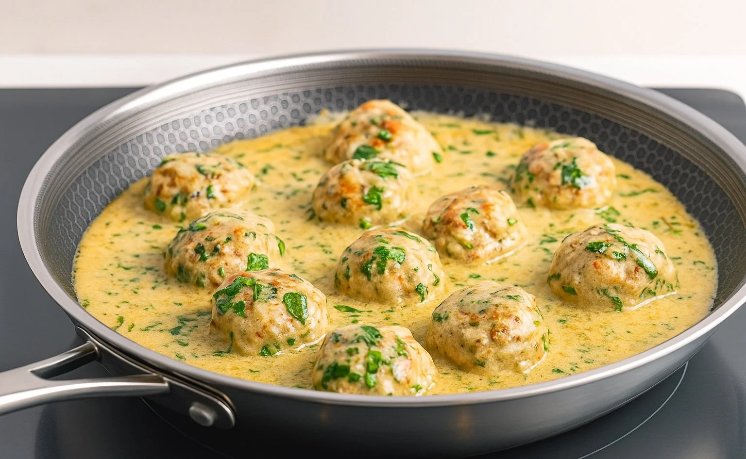  Garlic Alfredo Chicken Meatballs – Easy Creamy Dinner (Meal Prep) 